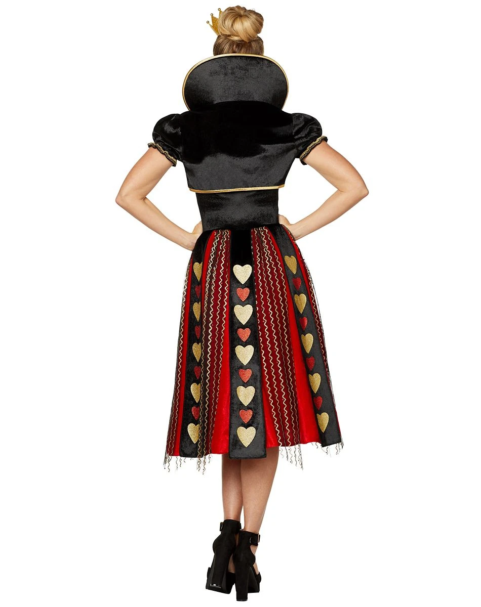 Spirit Halloween Adult Queen of Hearts Costume 4 Spirit Halloween Adult Queen of Hearts Costume - Image 2