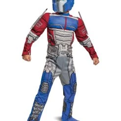 Spirit Halloween Kids Muscle Optimus Prime Costume - Transformers -HALLOWEEN COSTUMES Sales Store 01494434 c