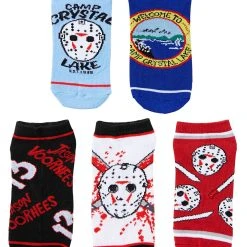 Spirit Halloween Friday the 13th Ankle Socks - 5 Pack