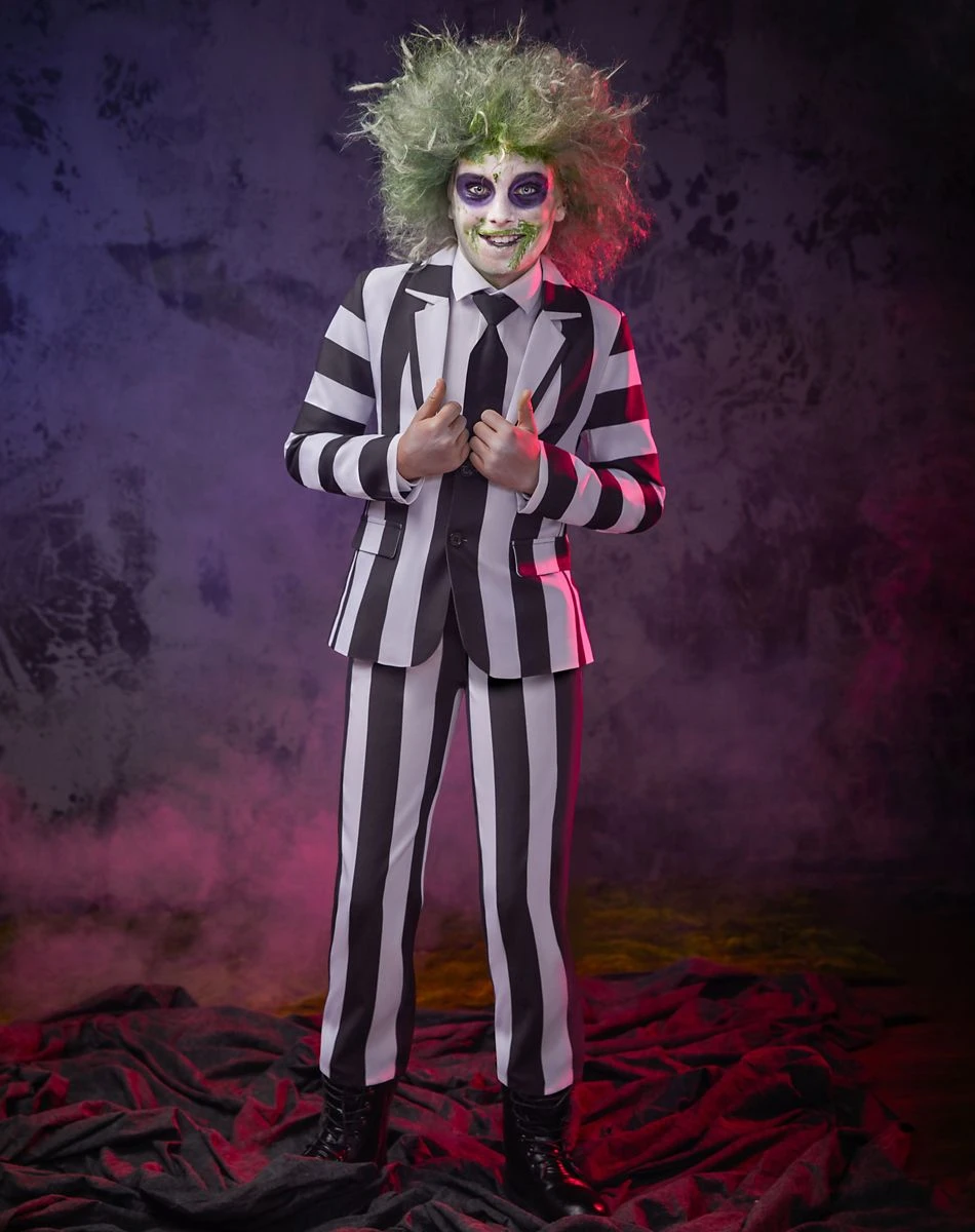 Spirit Halloween Kids Beetlejuice Costume - Beetlejuice 3 Spirit Halloween Kids Beetlejuice Costume - Beetlejuice