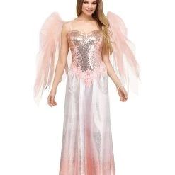 Spirit Halloween Adult Rose Gold Angel Costume