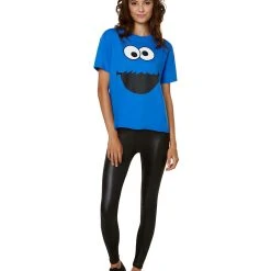 Spirit Halloween Adult Cookie Monster T Shirt - Sesame Street -HALLOWEEN COSTUMES Sales Store 01496322 d