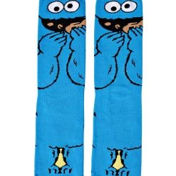 Spirit Halloween Cookie Monster 360 Crew Socks - Sesame Street