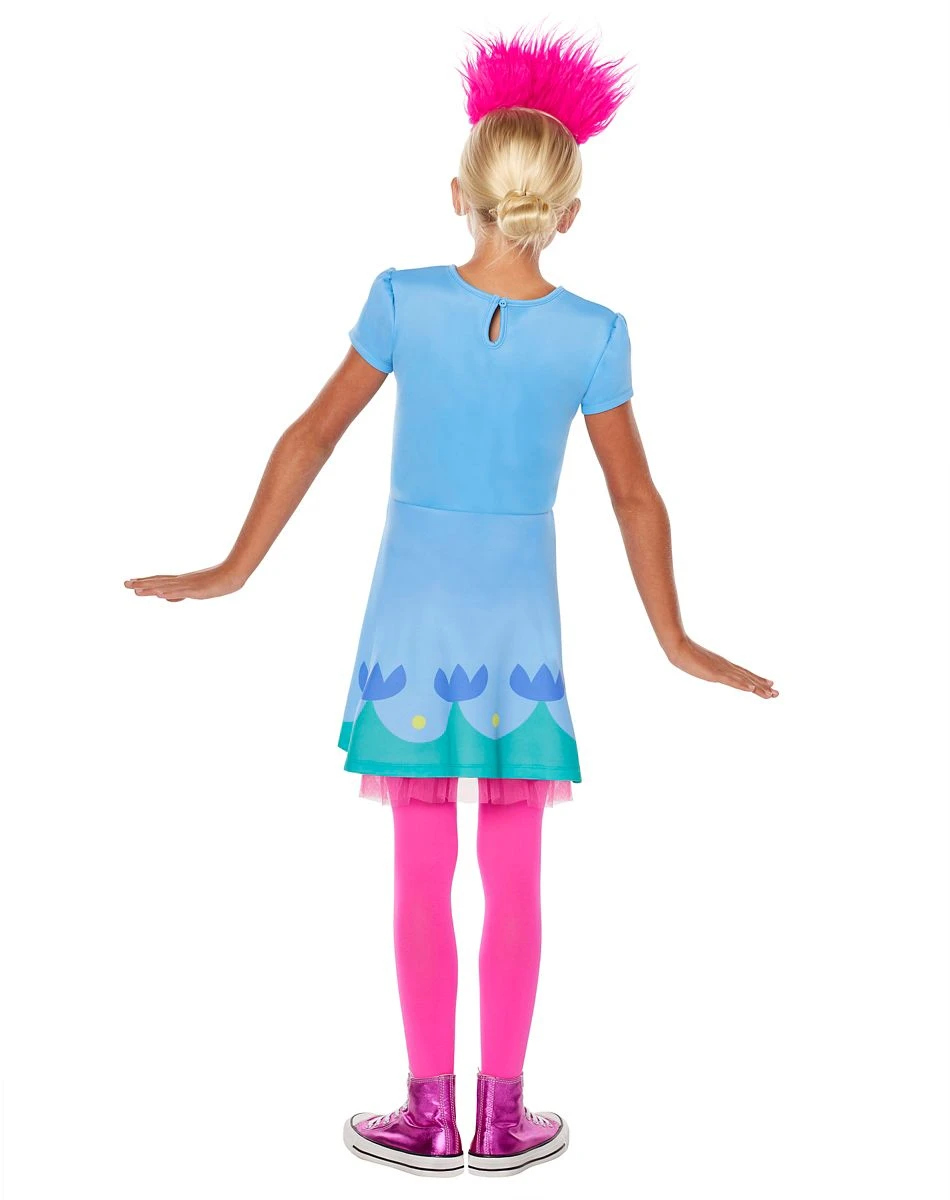 Spirit Halloween Kids Queen Poppy Dress Costume - Trolls 4 Spirit Halloween Kids Queen Poppy Dress Costume - Trolls - Image 2