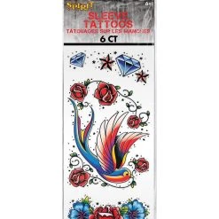 Spirit Halloween Punk Sleeve Temporary Tattoos 16 Spirit Halloween Punk Sleeve Temporary Tattoos -HALLOWEEN COSTUMES Sales Store 01498377 c