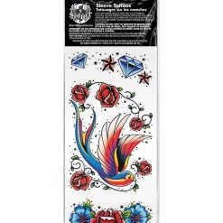 Spirit Halloween Punk Sleeve Temporary Tattoos 17 Spirit Halloween Punk Sleeve Temporary Tattoos -HALLOWEEN COSTUMES Sales Store 01498377 d