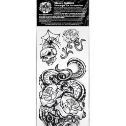 Spirit Halloween Punk Sleeve Temporary Tattoos 19 Spirit Halloween Punk Sleeve Temporary Tattoos -HALLOWEEN COSTUMES Sales Store 01498377 f