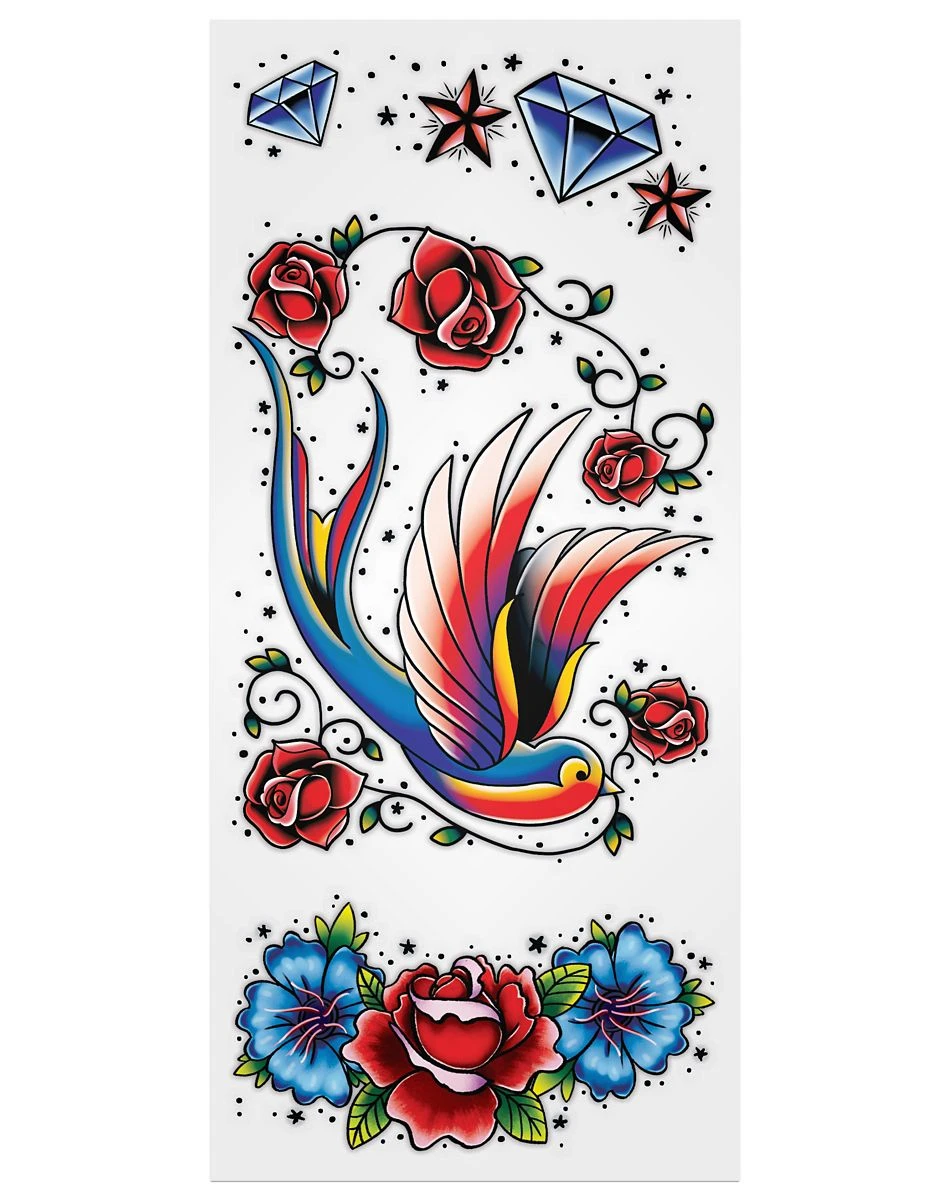 Spirit Halloween Punk Sleeve Temporary Tattoos 12 Spirit Halloween Punk Sleeve Temporary Tattoos - Image 10