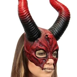 Spirit Halloween Devil Horn Half Mask -HALLOWEEN COSTUMES Sales Store 01499201 c