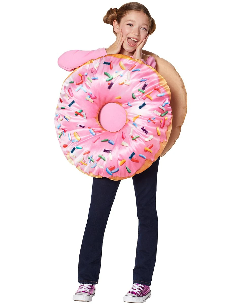 Spirit Halloween Kids Sprinkled Pink Donut Costume 3 Spirit Halloween Kids Sprinkled Pink Donut Costume