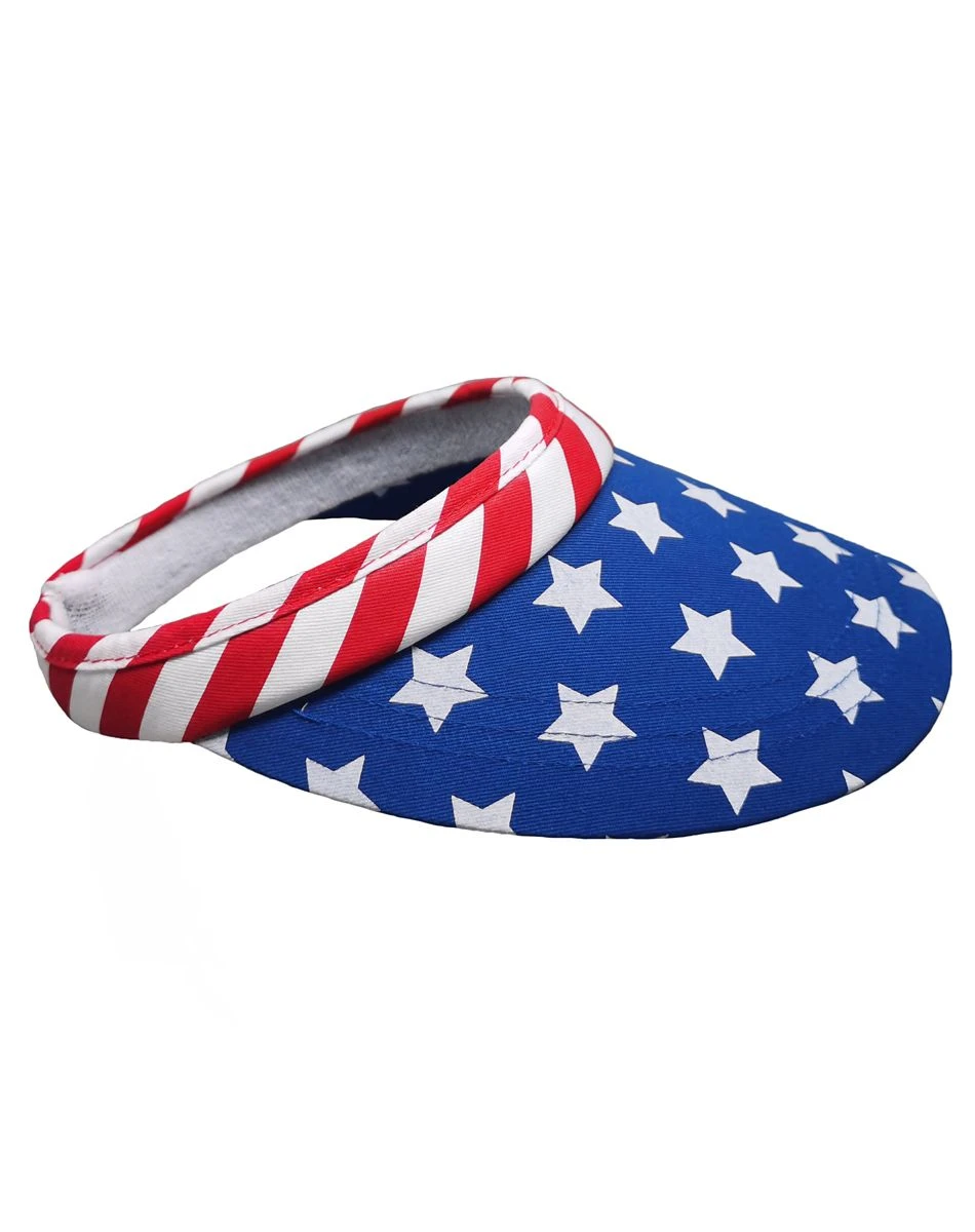 Spirit Halloween Stars and Stripes Visor 4 Spirit Halloween Stars and Stripes Visor - Image 2