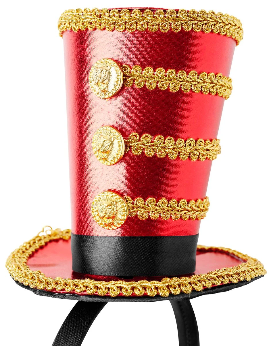 Spirit Halloween Ringmaster Mini Hat Headband 5 Spirit Halloween Ringmaster Mini Hat Headband - Image 3