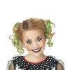 Spirit Halloween Green Curly Clips Hair Extensions
