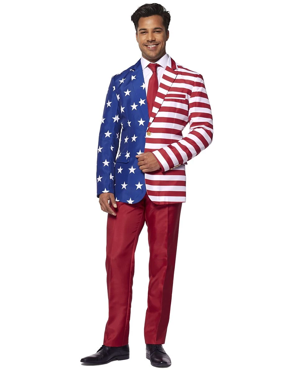 Spirit Halloween Adult Americana Suit 3 Spirit Halloween Adult Americana Suit