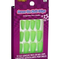 Spirit Halloween '80s Green Press On Nails 8 Spirit Halloween '80s Green Press On Nails -HALLOWEEN COSTUMES Sales Store 01504661 c