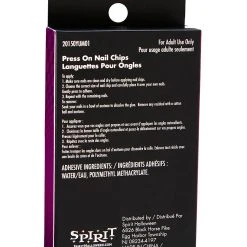 Spirit Halloween '80s Black Press On Nails 9 Spirit Halloween '80s Black Press On Nails -HALLOWEEN COSTUMES Sales Store 01504679 d