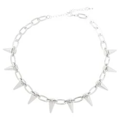 Spirit Halloween Punk Rock Spiked Choker Necklace