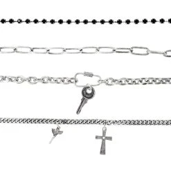 Spirit Halloween '80s Layering Choker Necklaces 5 Spirit Halloween '80s Layering Choker Necklaces -HALLOWEEN COSTUMES Sales Store 01504703 b