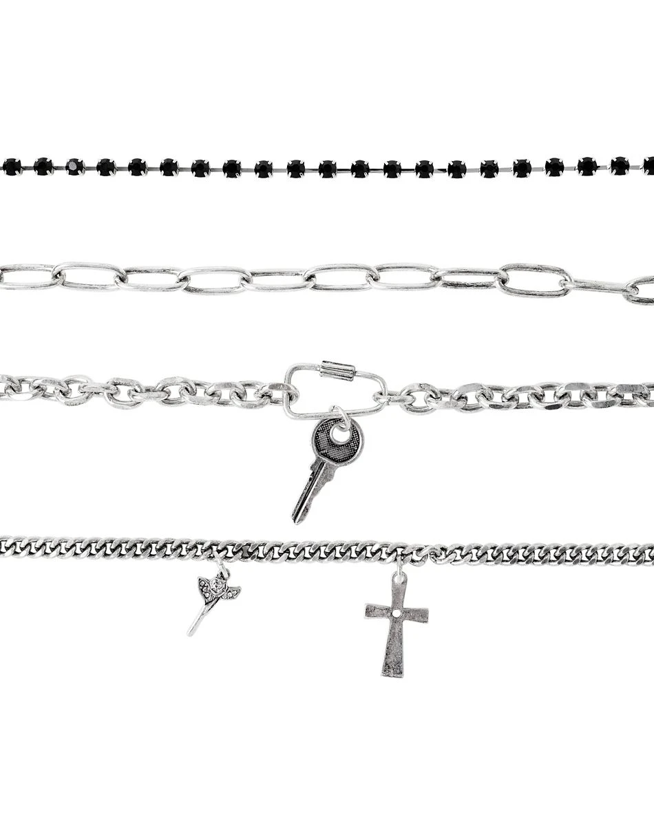 Spirit Halloween '80s Layering Choker Necklaces 4 Spirit Halloween '80s Layering Choker Necklaces - Image 2