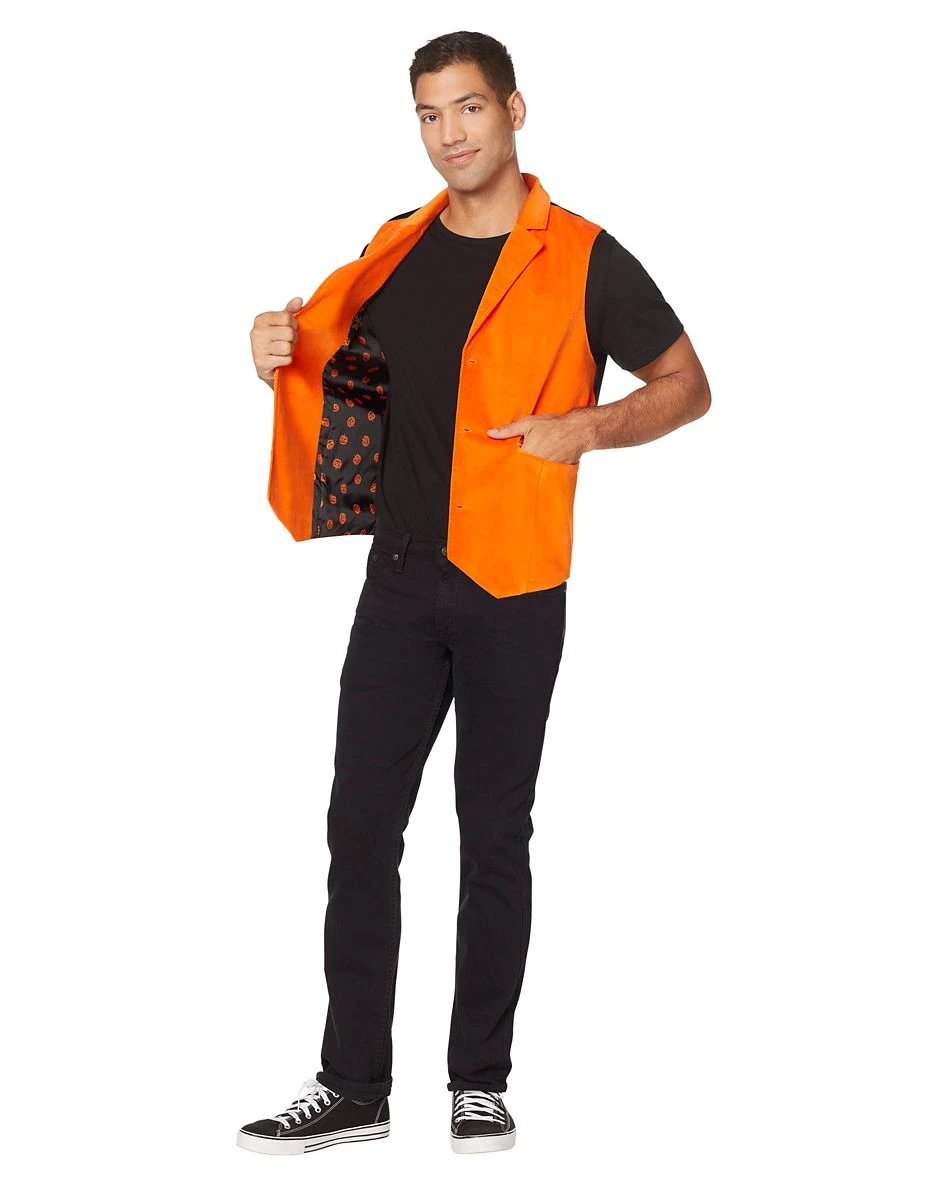Spirit Halloween Adult Orange Vest 3 Spirit Halloween Adult Orange Vest