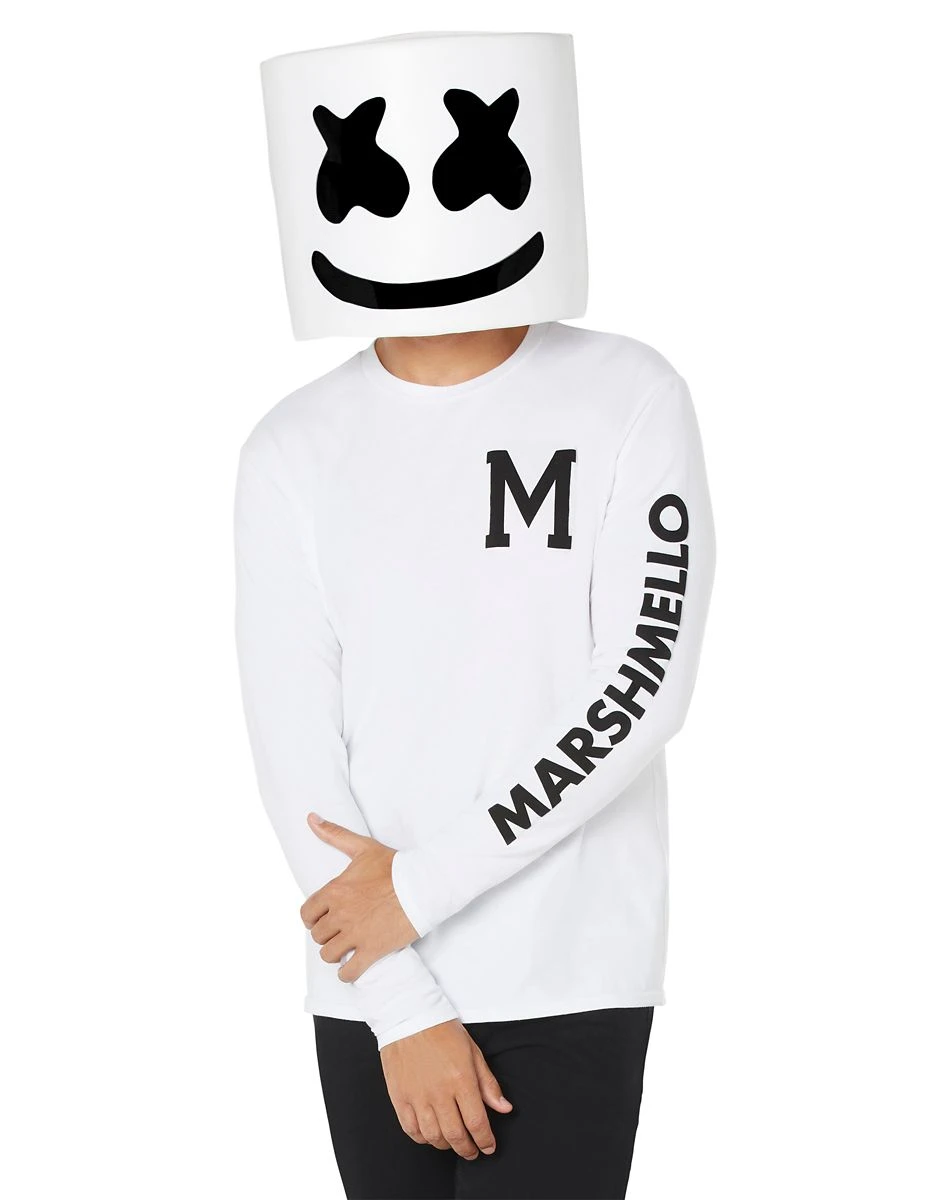Spirit Halloween Adult Marshmello Costume 3 Spirit Halloween Adult Marshmello Costume