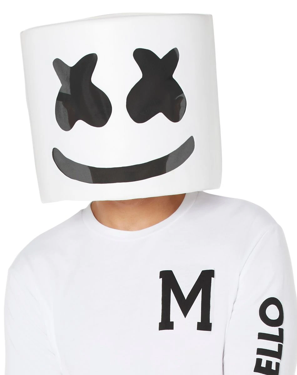 Spirit Halloween Adult Marshmello Costume 4 Spirit Halloween Adult Marshmello Costume - Image 2