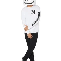 Spirit Halloween Adult Marshmello Costume 7 Spirit Halloween Adult Marshmello Costume -HALLOWEEN COSTUMES Sales Store 01505759 d