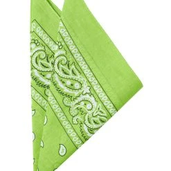Spirit Halloween Neon Green Bandana -HALLOWEEN COSTUMES Sales Store 01506252 b