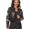 Spirit Halloween Girl Gang Punk Jacket -HALLOWEEN COSTUMES Sales Store 01506450 a
