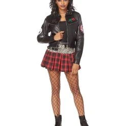 Spirit Halloween Girl Gang Punk Jacket -HALLOWEEN COSTUMES Sales Store 01506450 c