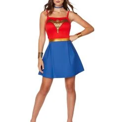Spirit Halloween Adult Wonder Woman Dress - Wonder Woman 7 Spirit Halloween Adult Wonder Woman Dress - Wonder Woman -HALLOWEEN COSTUMES Sales Store 01508563 c