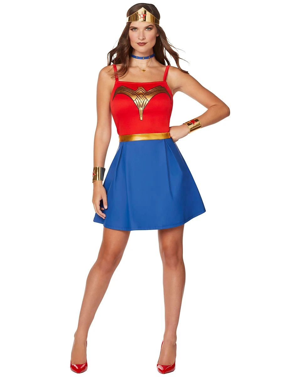 Spirit Halloween Adult Wonder Woman Dress - Wonder Woman 5 Spirit Halloween Adult Wonder Woman Dress - Wonder Woman - Image 3