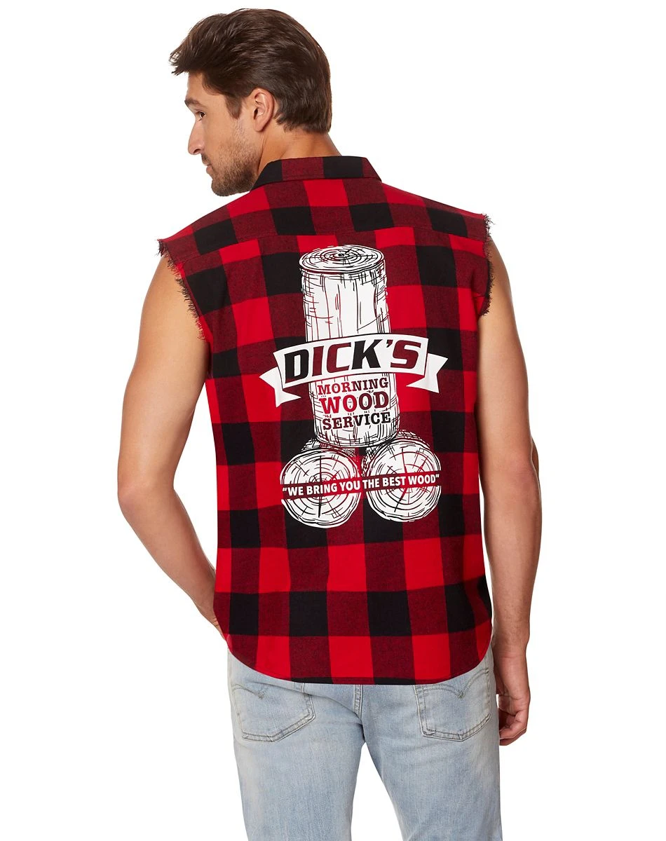 Spirit Halloween Adult Dick's Morning Wood Service Vest 4 Spirit Halloween Adult Dick's Morning Wood Service Vest - Image 2