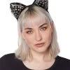 Spirit Halloween Studded Punk Cat Ear Headband -HALLOWEEN COSTUMES Sales Store 01515170 a