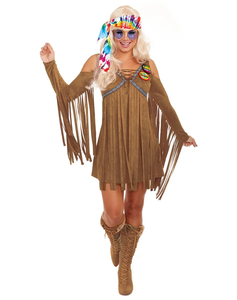 Spirit Halloween Adult Groovy Girl Costume 3 Spirit Halloween Adult Groovy Girl Costume