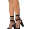 Spirit Halloween Black Fishnet Ankle Socks -HALLOWEEN COSTUMES Sales Store 01518372 a