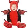 Spirit Halloween Baby Red Devil One Piece Costume -HALLOWEEN COSTUMES Sales Store 01518463 a