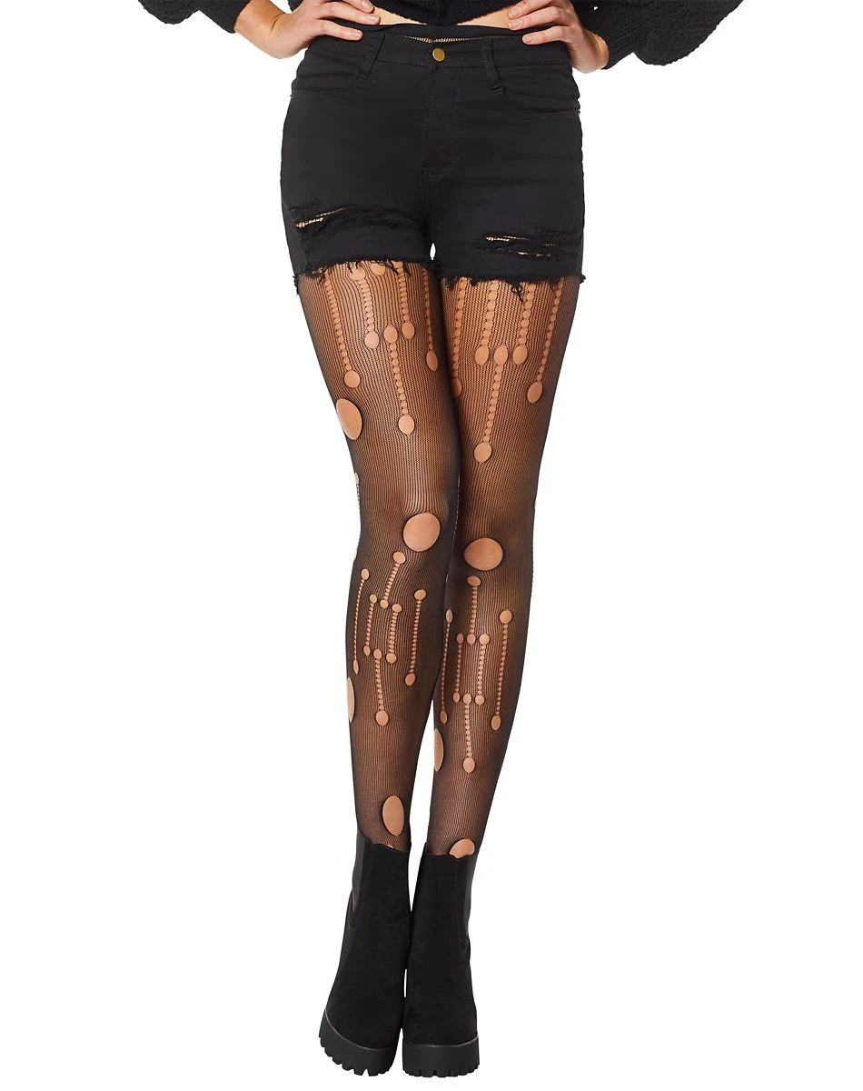 Spirit Halloween Distressed Plus Size Tights 3 Spirit Halloween Distressed Plus Size Tights