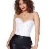 Spirit Halloween White Lace Royal Corset -HALLOWEEN COSTUMES Sales Store 01521699 a