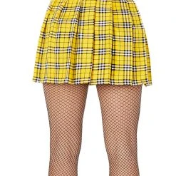 Spirit Halloween Adult Yellow Plaid Plus Size Skirt 6 Spirit Halloween Adult Yellow Plaid Plus Size Skirt -HALLOWEEN COSTUMES Sales Store 01524537 b
