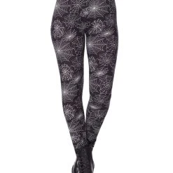 Spirit Halloween Spider Web Leggings