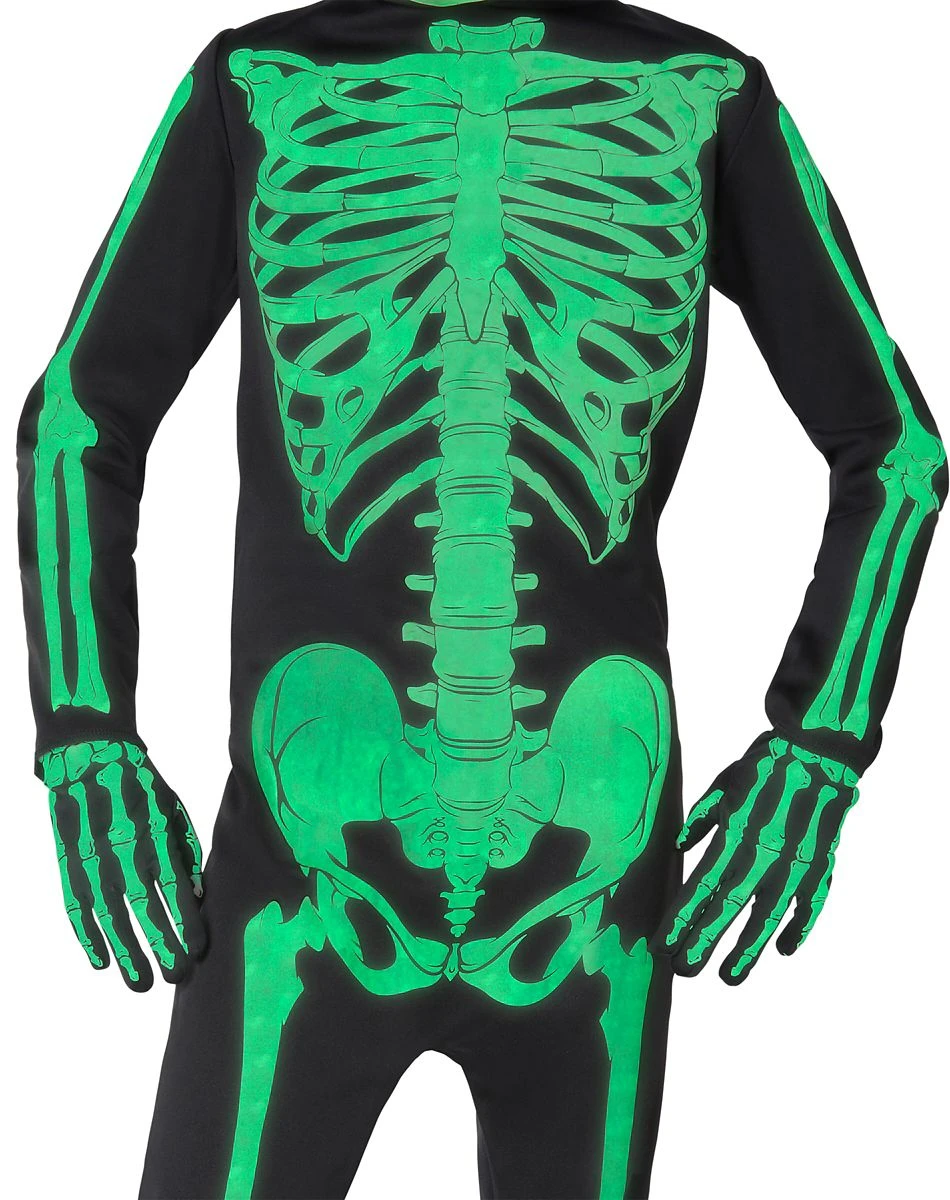 Spirit Halloween Kids Glow Skeleton Costume 4 Spirit Halloween Kids Glow Skeleton Costume - Image 2