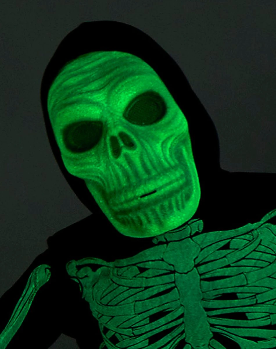 Spirit Halloween Kids Glow Skeleton Costume 5 Spirit Halloween Kids Glow Skeleton Costume - Image 3