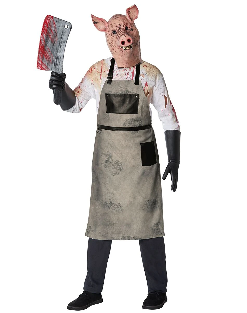 Spirit Halloween Kids Pig Butcher Costume 3 Spirit Halloween Kids Pig Butcher Costume