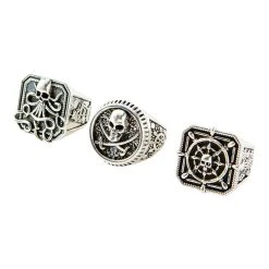 Spirit Halloween Pirate Ring Set - 3 Pack