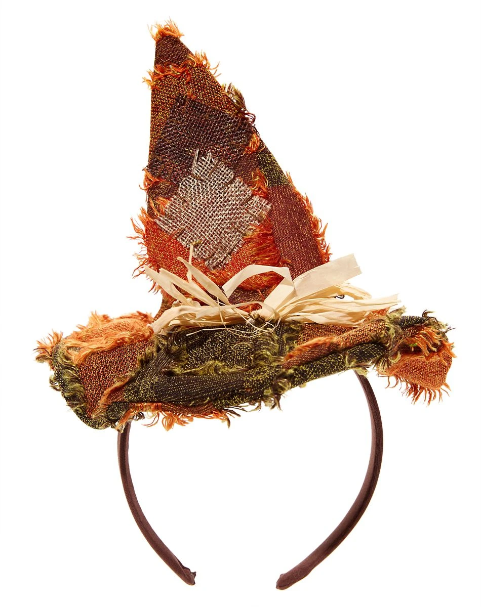 Spirit Halloween Scarecrow Mini Hat Headband 3 Spirit Halloween Scarecrow Mini Hat Headband