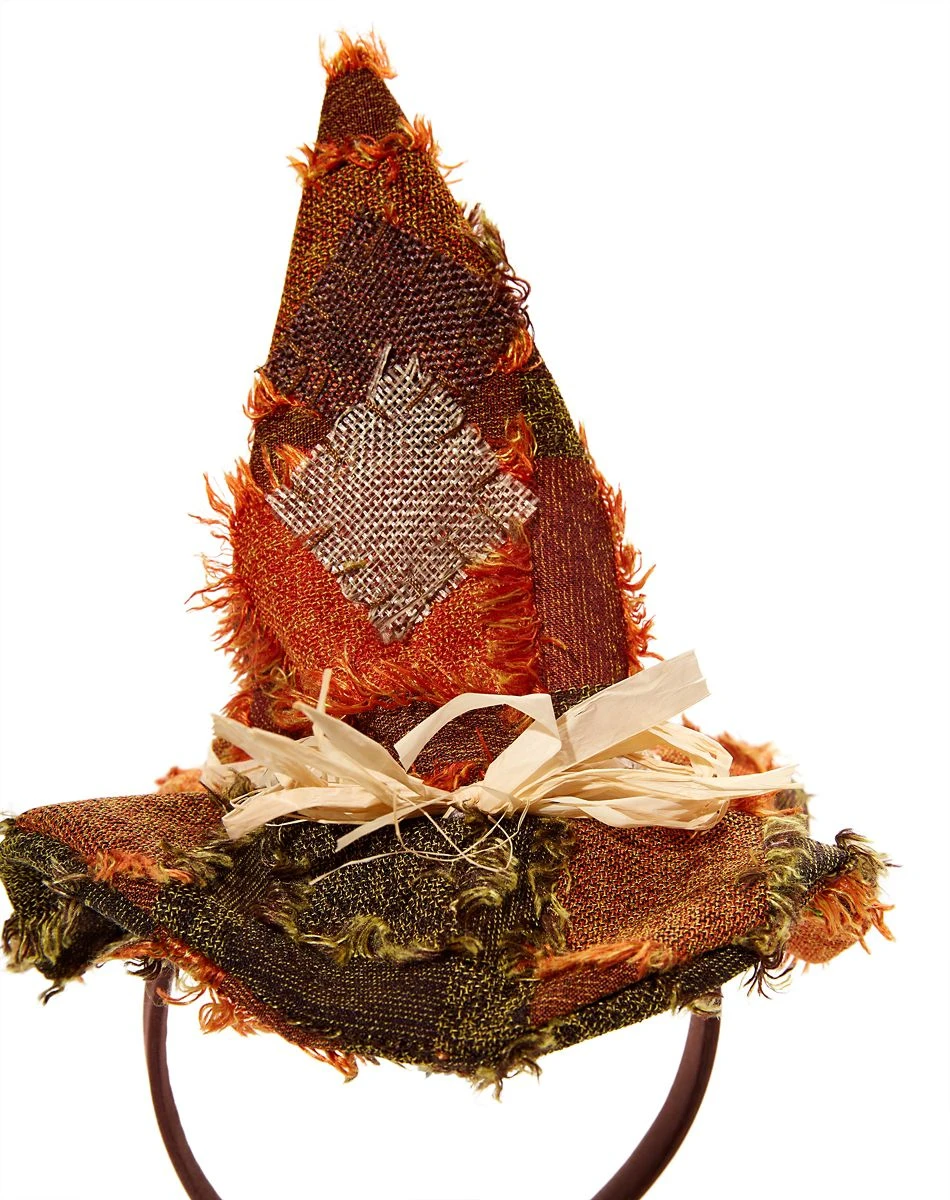 Spirit Halloween Scarecrow Mini Hat Headband 5 Spirit Halloween Scarecrow Mini Hat Headband - Image 3