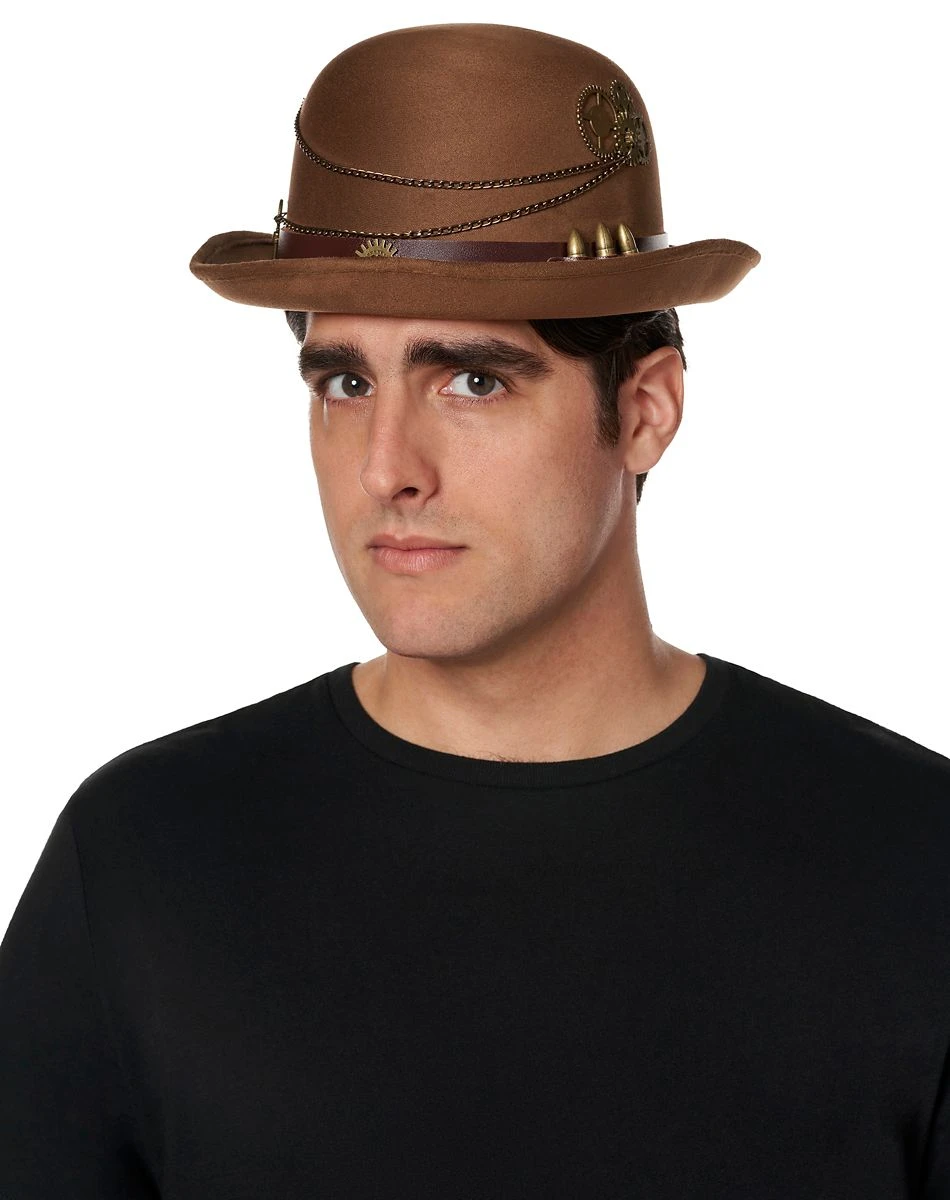 Spirit Halloween Steampunk Bowler Hat 3 Spirit Halloween Steampunk Bowler Hat