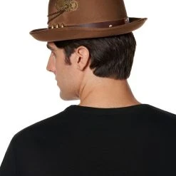 Spirit Halloween Steampunk Bowler Hat 7 Spirit Halloween Steampunk Bowler Hat -HALLOWEEN COSTUMES Sales Store 01525385 c