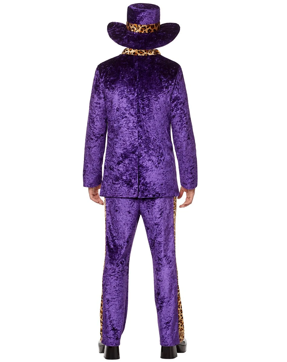 Spirit Halloween Adult Pimp Plus Size Costume 4 Spirit Halloween Adult Pimp Plus Size Costume - Image 2